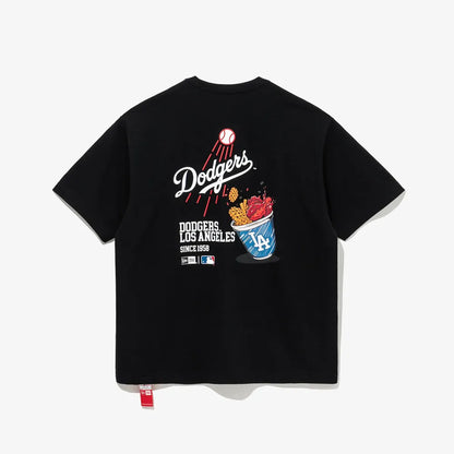 韓國 New Era LA Dodgers Cheer Food T-Shirt【NR004】