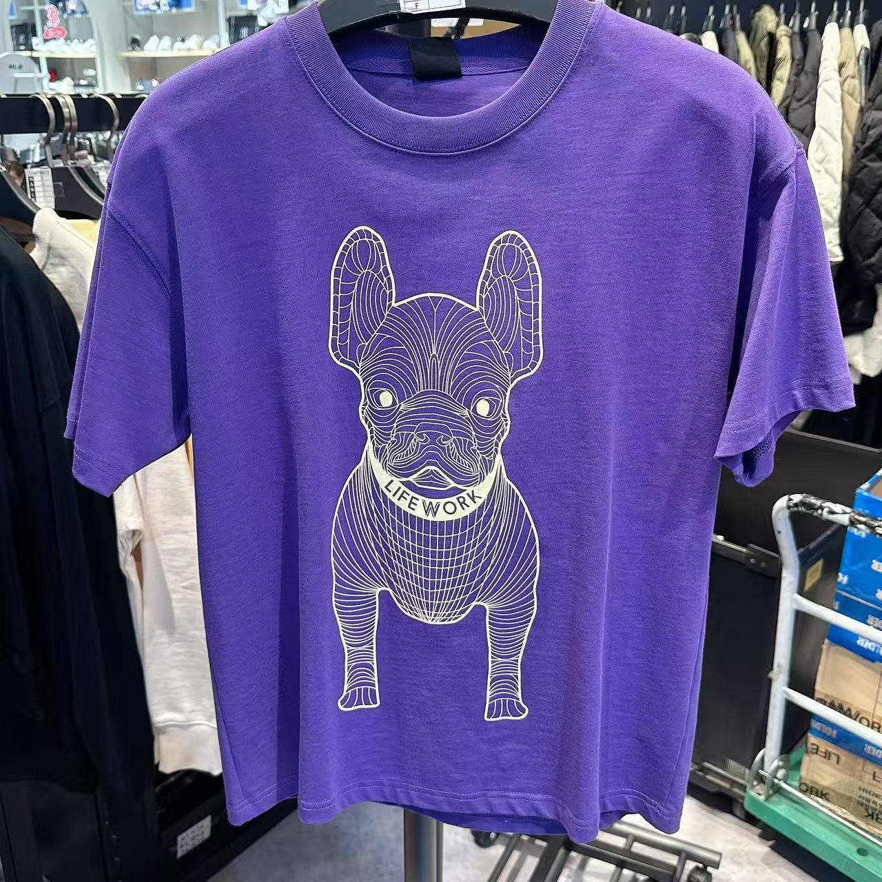 韓國 LifeWork Big Radog Short Sleeved T-shirt【LW042】