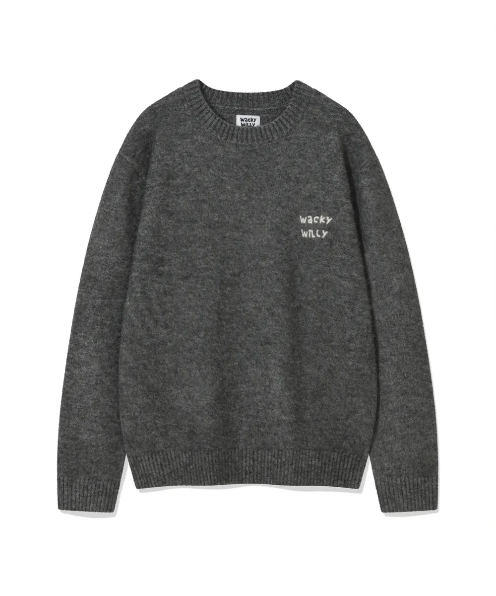 【現貨】韓國 Wacky Willy Hairy Pullover Knit【WW079】