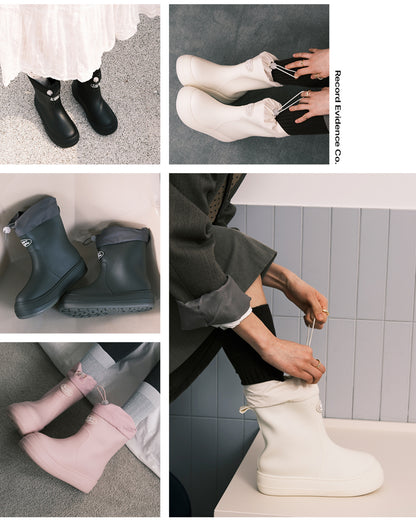 韓國 Reclow RC Re-Rain Shirring Boots【RW023】