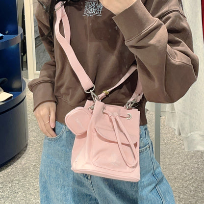 韓國 KANGOL Lucky Canvas Bucket Bag【KL013】
