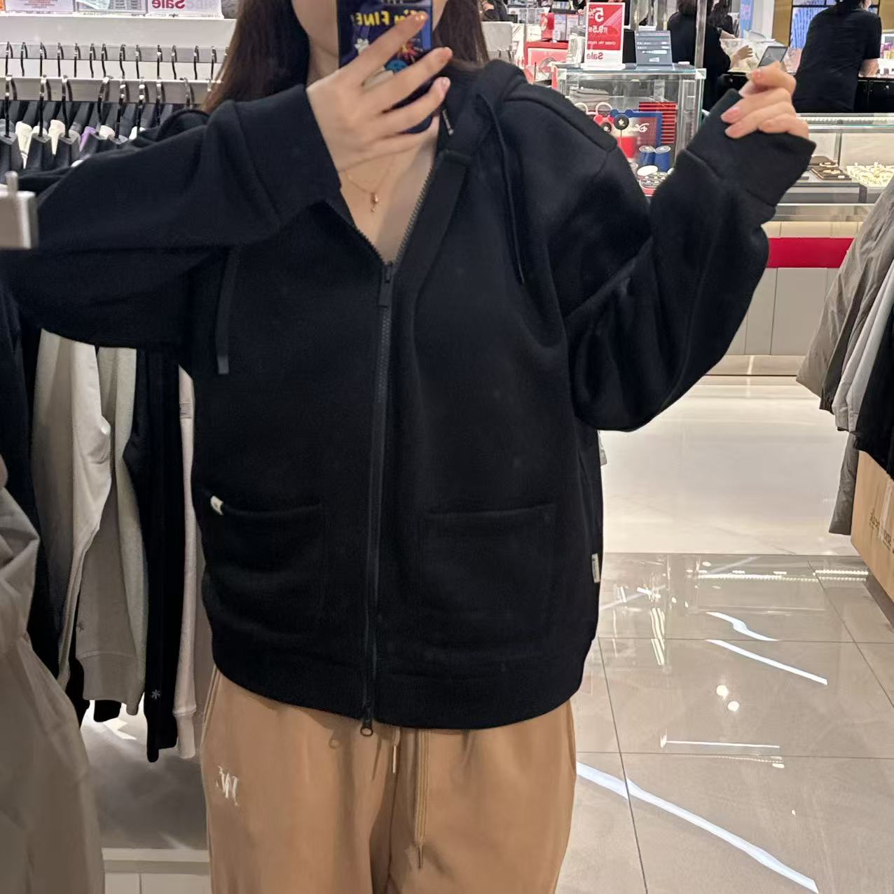 韓國 Snowpeak Women's Knit Hooded Zip-Up【SN064】