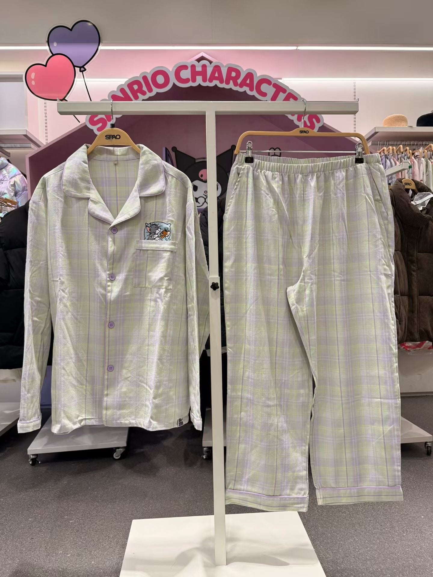韓國 SPAO Tom and Jerry Flannel Pajamas【SP286】