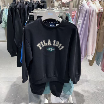 韓國 FILA Kids Essential Round Long Sleeve Set【FA093】