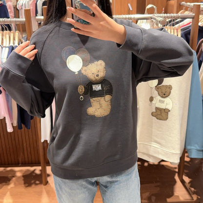 韓國 Marithe Francois Girbaud BALLOON DOODLE BEAR SWEATSHIRT【MF321】