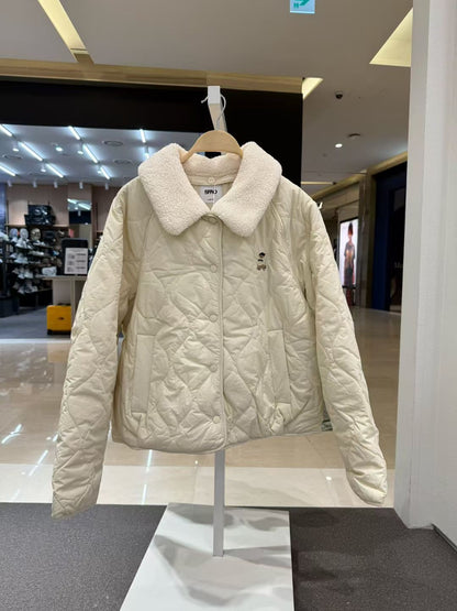 韓國 SPAO Detachable Collar Lightweight Quilted Jacket【SP240】