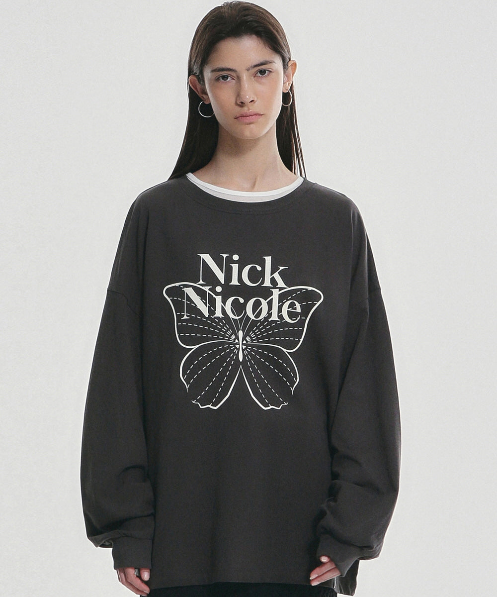 韓國 Nick Nicole Butterfly Signature LS Top【NK004】
