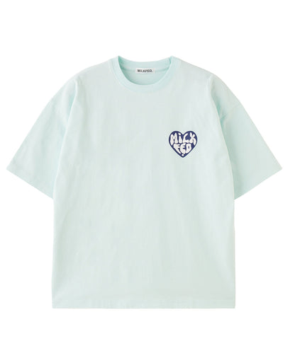 日本直送 MILKFED HEART LOGO WIDE S/S TEE【SJ032】