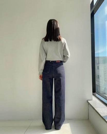 韓國 HowLuk 牛仔褲 刷薄毛  (冬季款)【H2556】