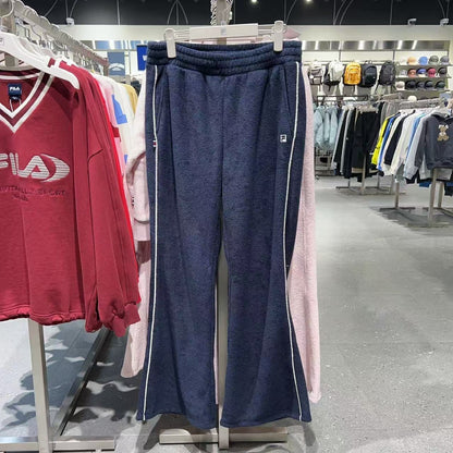 韓國 FILA CASA Tennis Fleece Terry Bootcut Pants【FA061】
