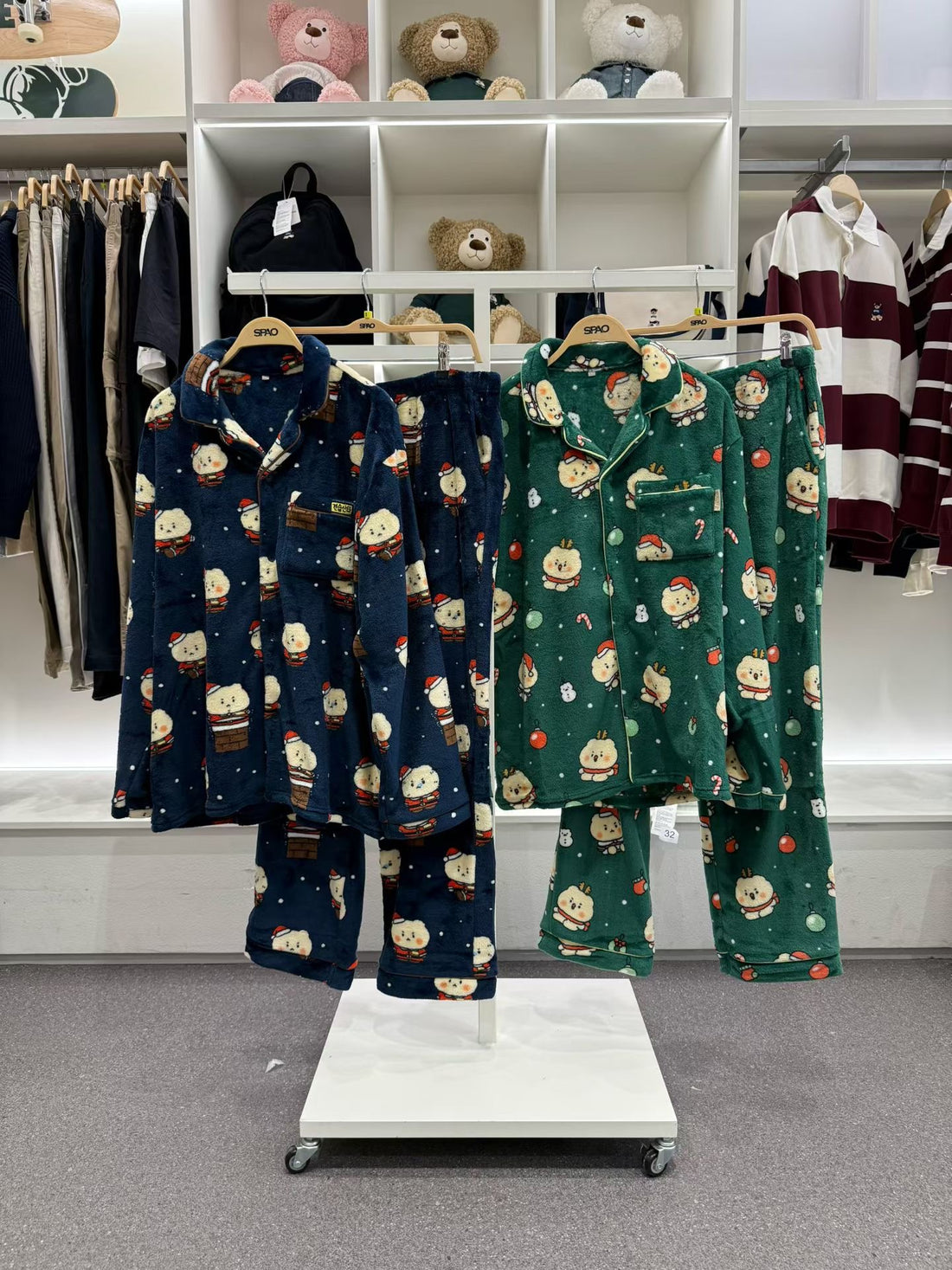 韓國 SPAO Mangled Bear Sleeping Pajamas to Wear with Buangdan【SP276】