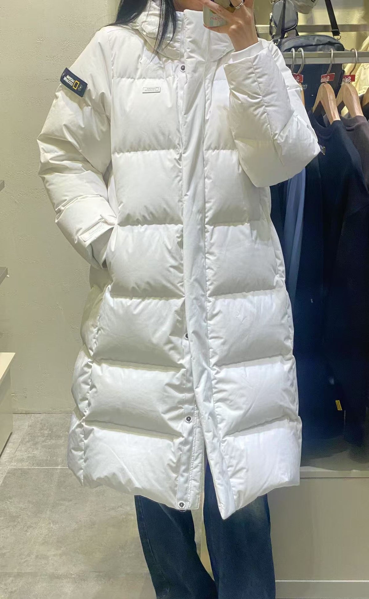 韓國 National Geographic 女裝CAYMAN長羽絨外套【NG143】 - STT Mall HK 靚太網購