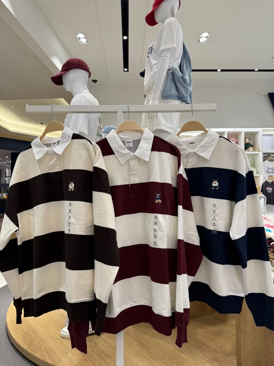 韓國 SPAO Rugby Sweatshirt【SP221】