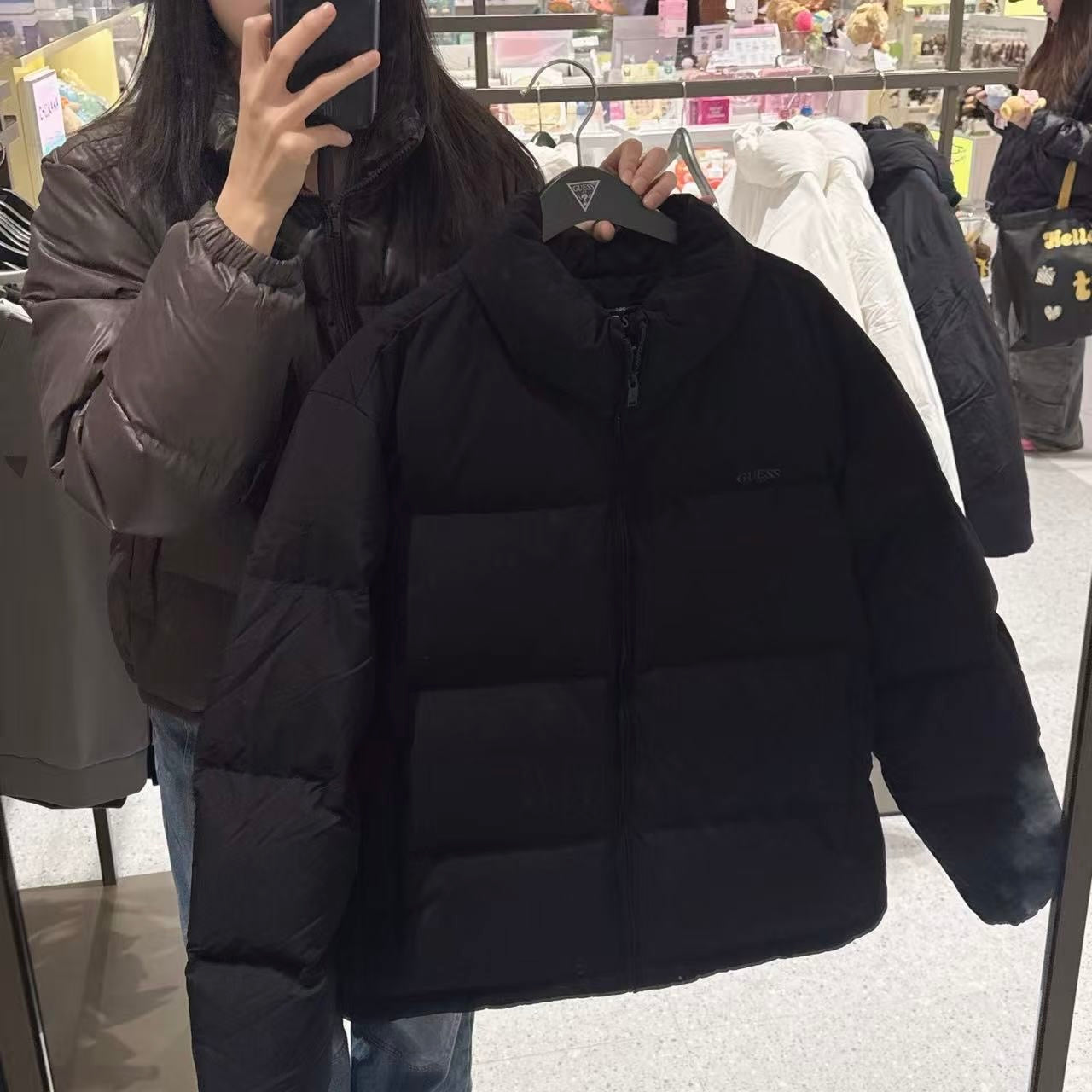 韓國 Guess Basic Puffer (鴨絨)【GU021】