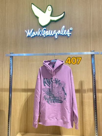 韓國 Mark Gonzales Angel Collage Graphic Sweat Hoodie【MG121】
