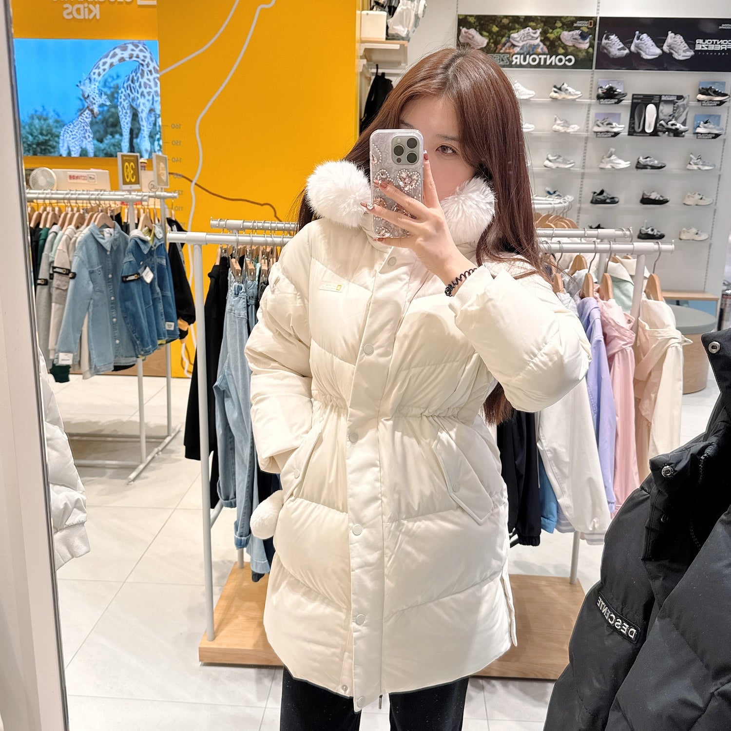 韓國 National Geographic Kids Selene Long Duck Down Jumper【NG282】