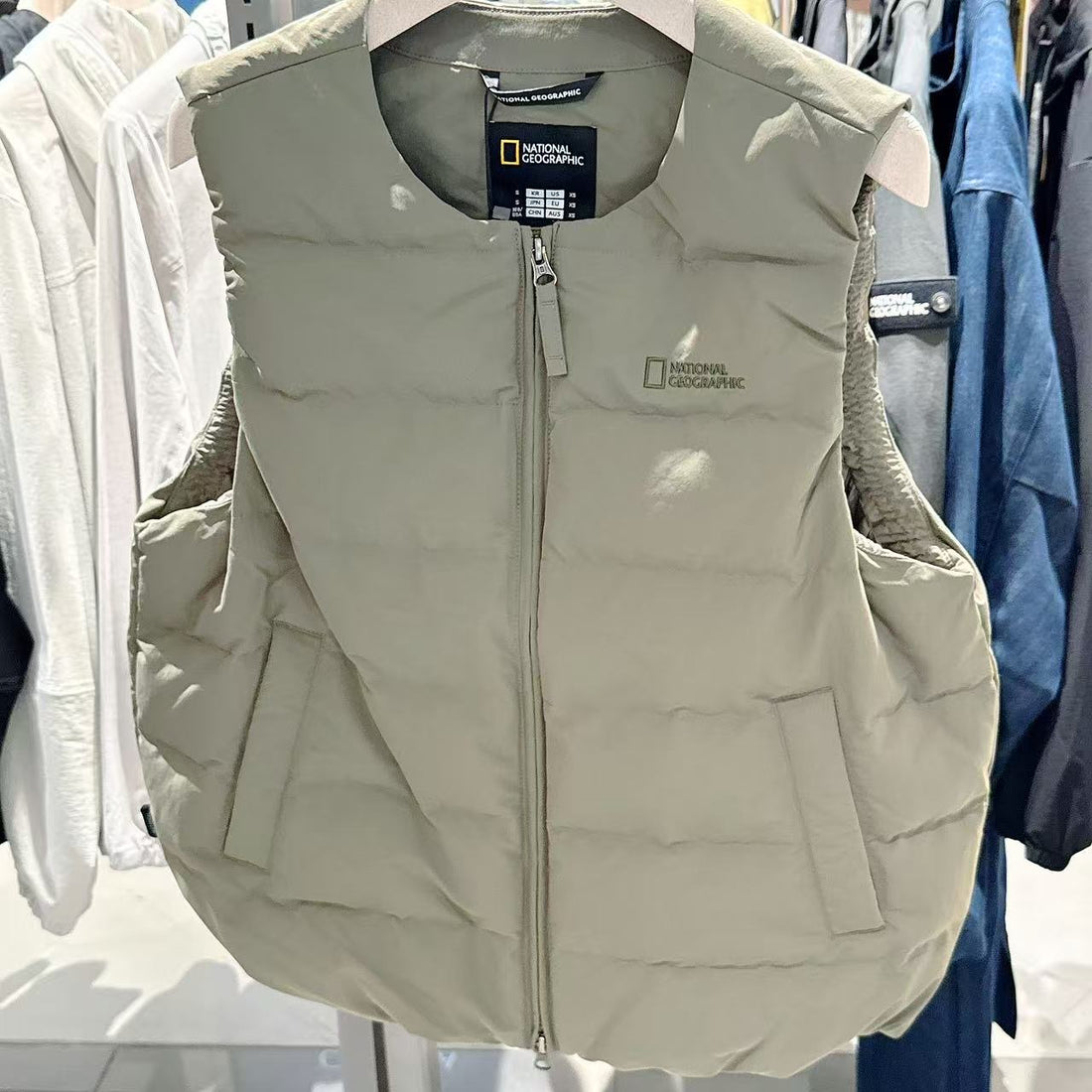 韓國 National Geographic 女裝 HERON 輕量 羽絨背心 (鵝絨)【NG013】