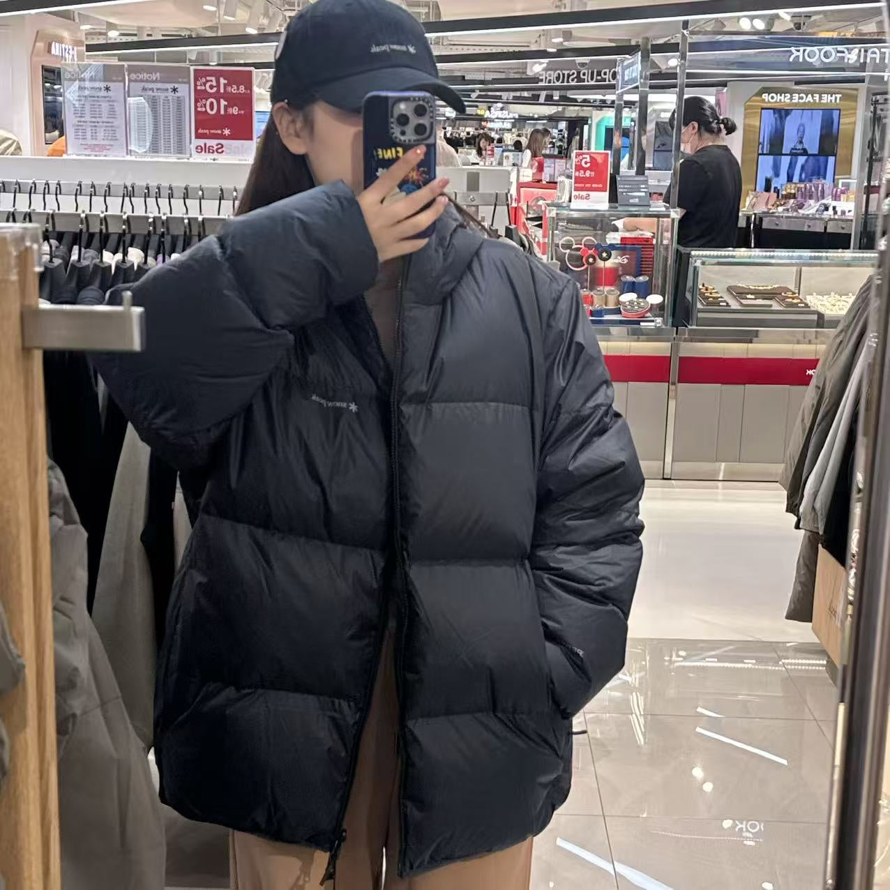 韓國 Snowpeak 男女同款 Airnova Pertex Reversible Hooded Heavy Down Jacket 雙面款 (鴨絨)【SN059】