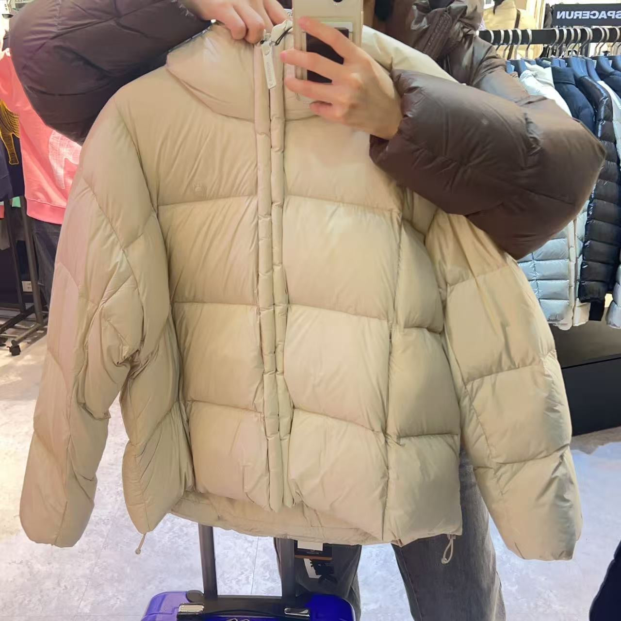 韓國 LifeWork Women's Soft Air Square Quilted Down Jumper (鴨絨)【LW009】