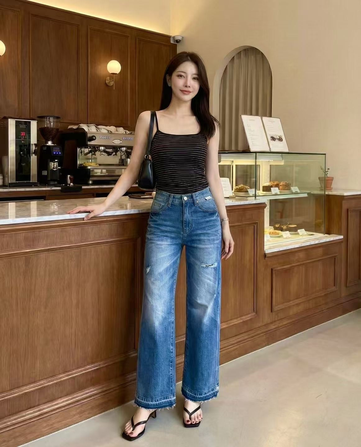 韓國 HowLuk 牛仔褲 (春季款)【H6027】