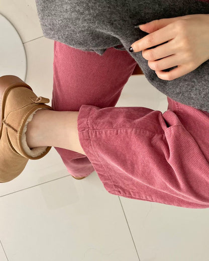 韓國 HowLuk 牛仔褲 刷薄毛 (冬季款)【H269】