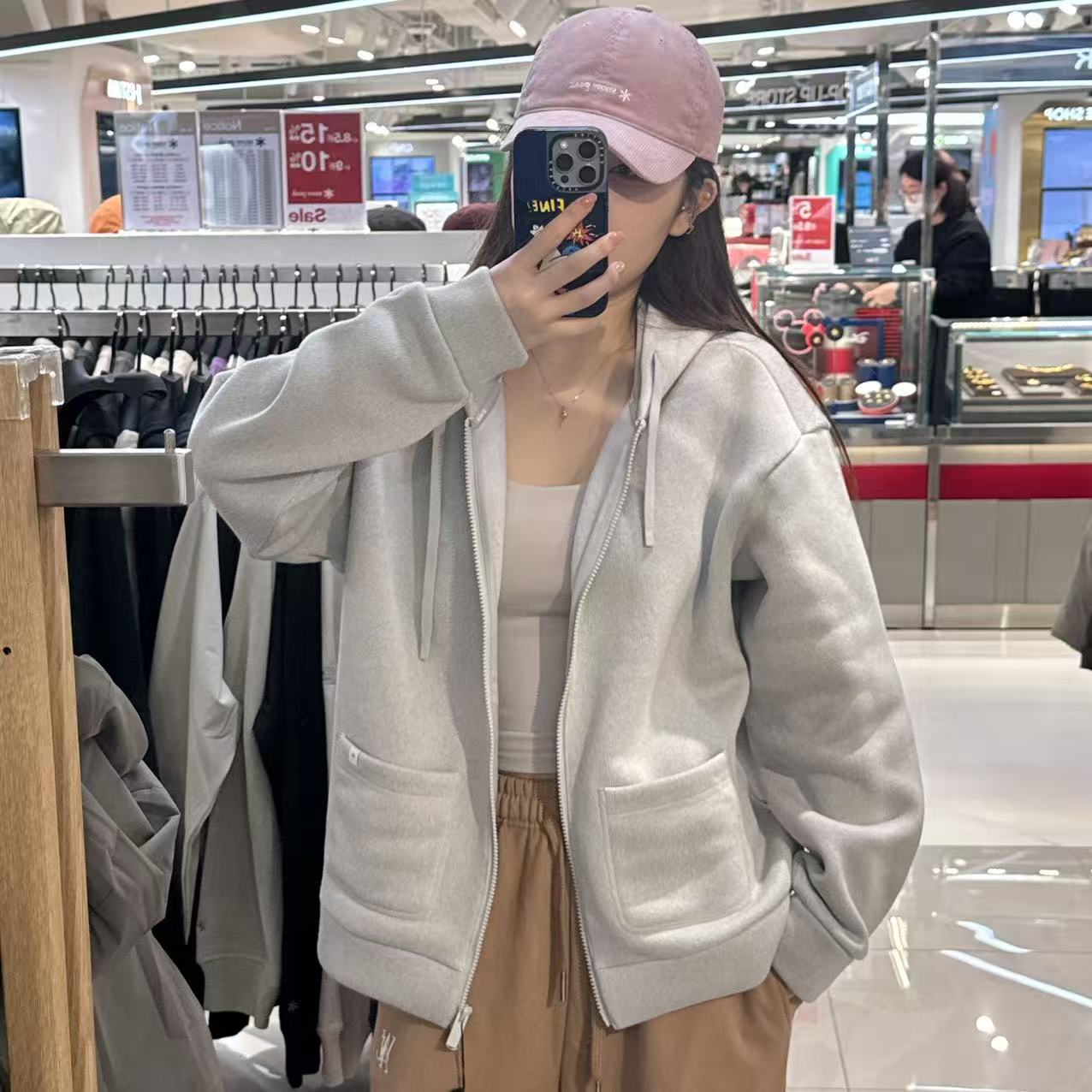 韓國 Snowpeak Women's Knit Hooded Zip-Up【SN064】