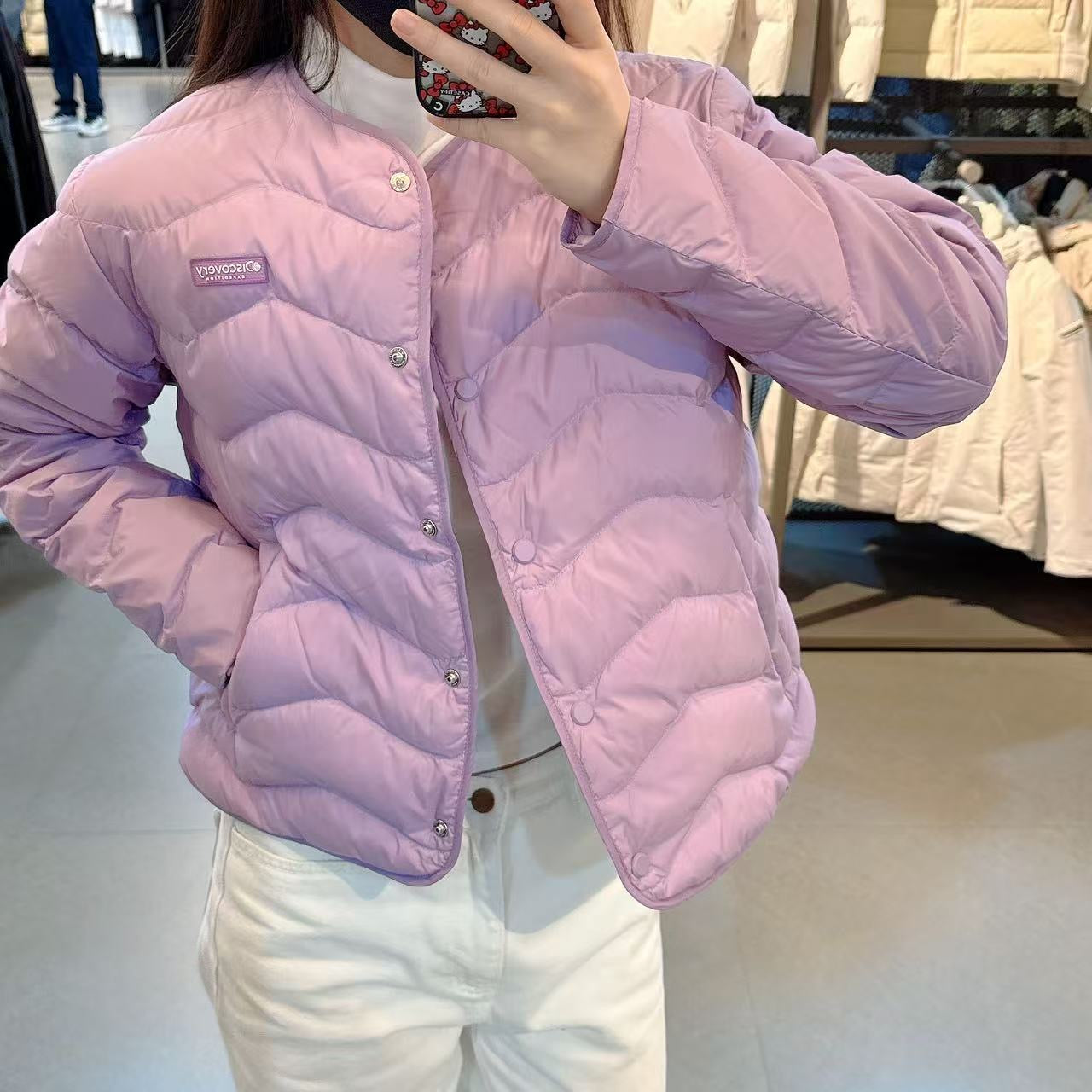 韓國 Discovery Women's Bella Goose Down Lightweight Padding (鵝絨)【DY138】