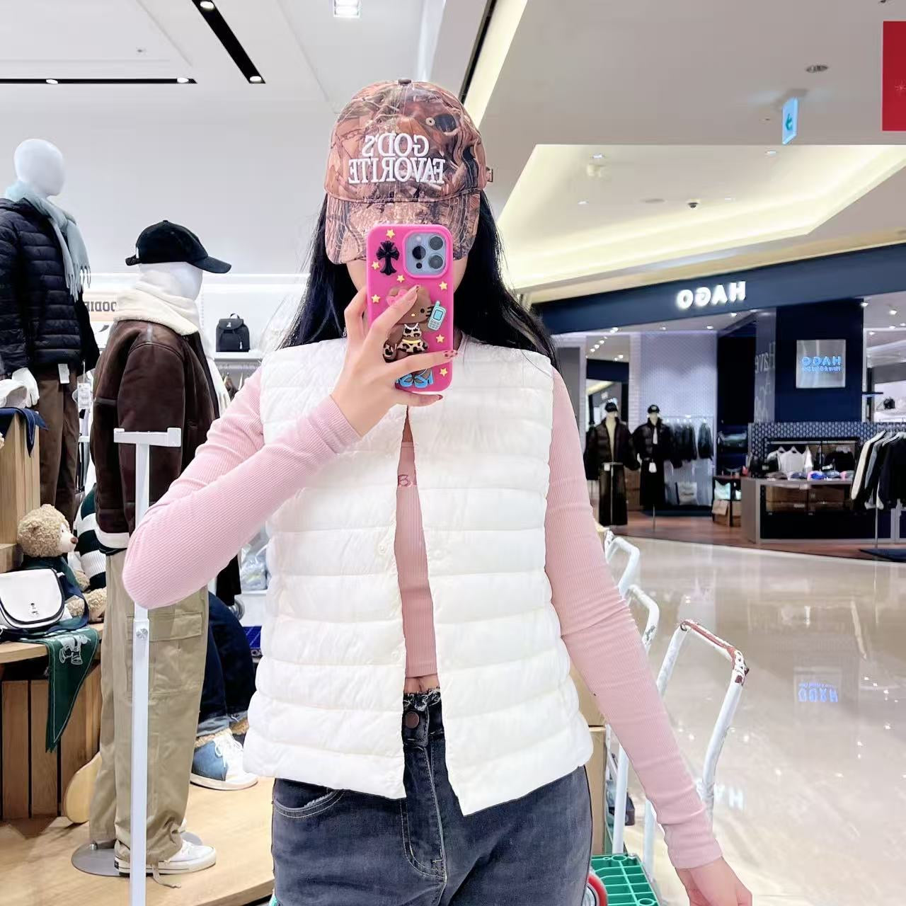 韓國 SPAO Women's 2-WAY Patchwork【SP232】