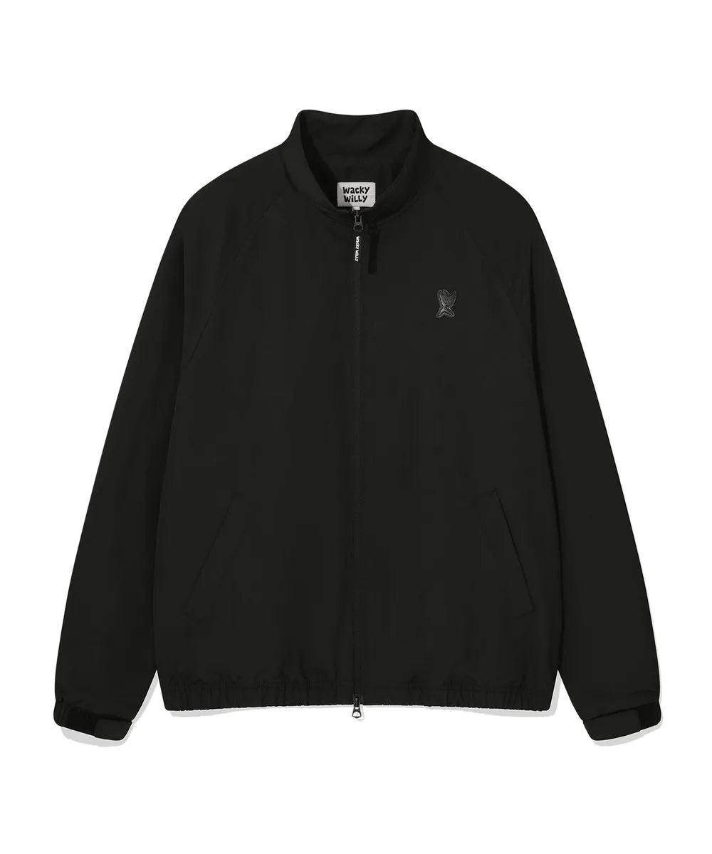 韓國 Wacky Willy Back lettering high neck full zip-up【WW081】