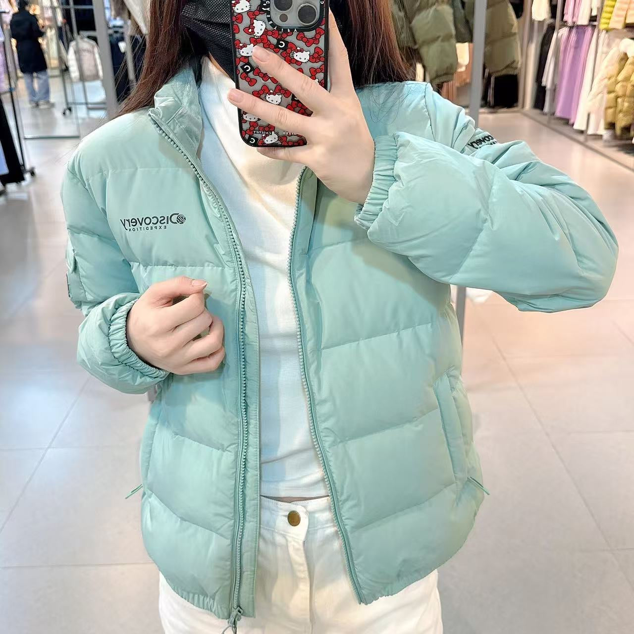 韓國 Discovery Women's Byron Tube Goose Down Lightweight Padding (鵝絨)【DY134】