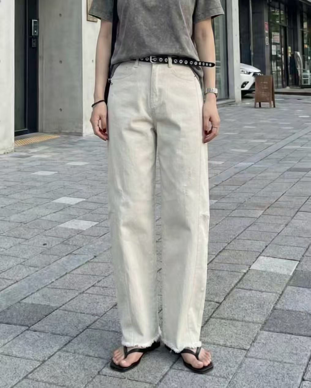 韓國 HowLuk 牛仔褲 (春季款)【H6041】