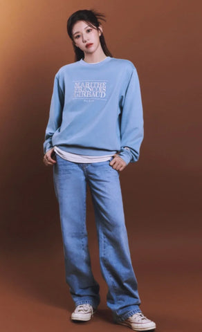 韓國 Marithe Francois Girbaud CLASSIC LOGO SWEATSHIRT【MF287】 - STT Mall HK 靚太網購