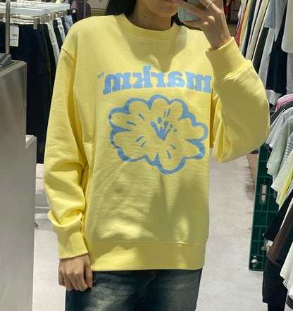 韓國 Markm BIG FLOWER SWEATSHIRT【MA038】