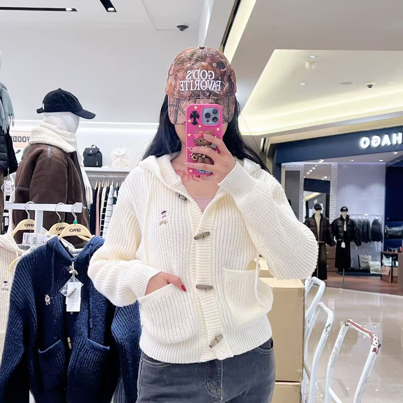 韓國 SPAO Woody Hooded Sweater【SP307】