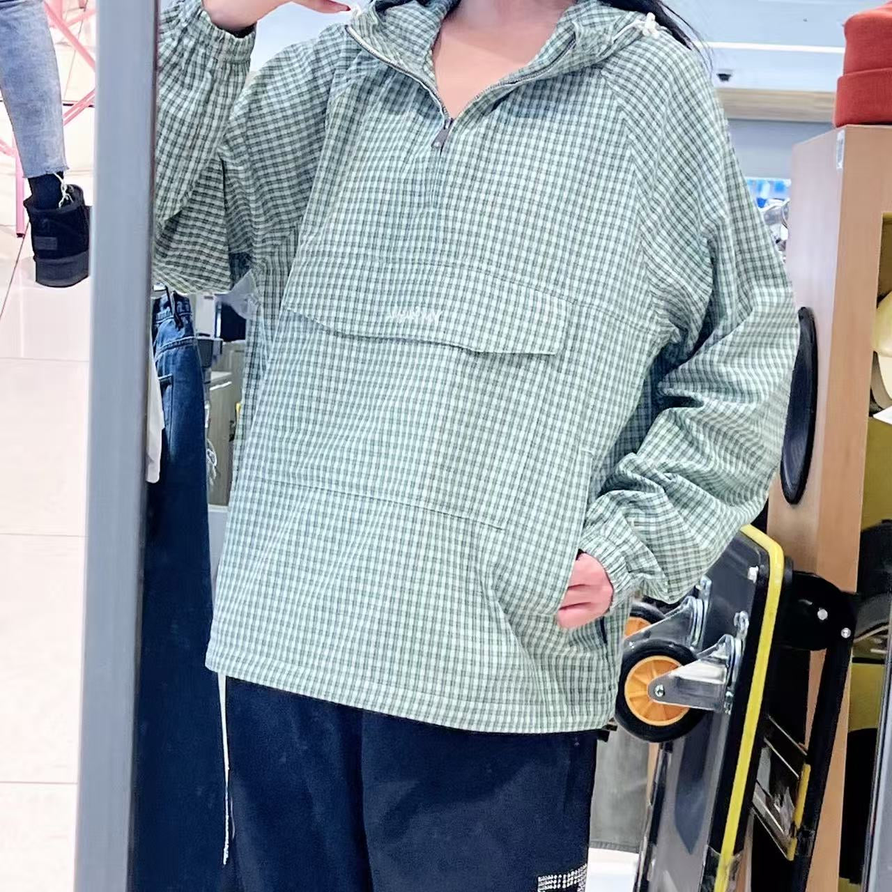 韓國 Mark Gonzales Check Anorak【MG263】