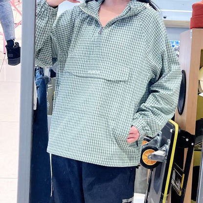 韓國 Mark Gonzales Check Anorak【MG263】