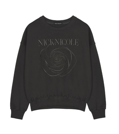 韓國 Nick Nicole VOLUME NICOLE ROSE SWEATSHIRT【NN040】