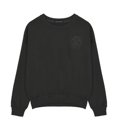 韓國 Nick Nicole MINI VOLUME NICOLE ROSE SWEATSHIRT【NN039】