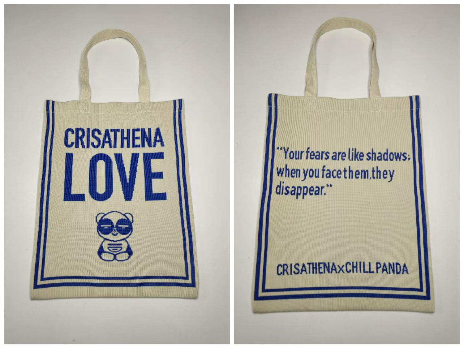 Crisathena Chill Panda Love Tote Bag【SS074】