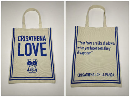 Crisathena Chill Panda Love Tote Bag【SS074】