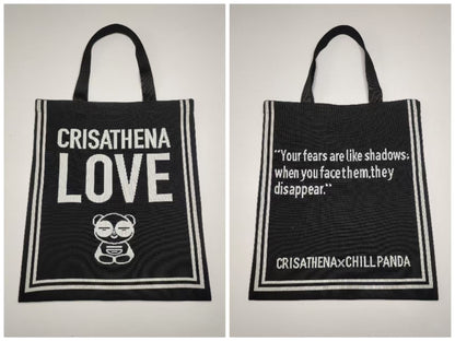 Crisathena Chill Panda Love Tote Bag【SS074】