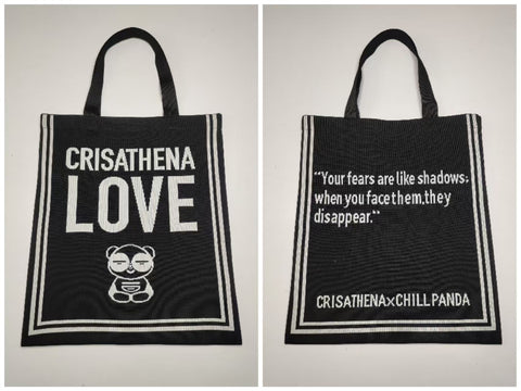 Crisathena Chill Panda Love Tote Bag【SS074】