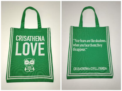 Crisathena Chill Panda Love Tote Bag【SS074】