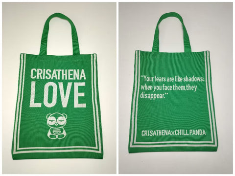 Crisathena Chill Panda Love Tote Bag【SS074】