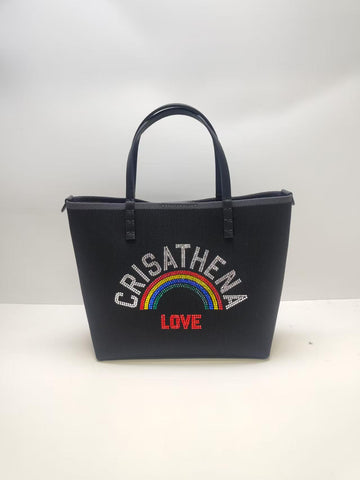 Crisathena Glam RainBow Love Small Tote Bag【SS071】