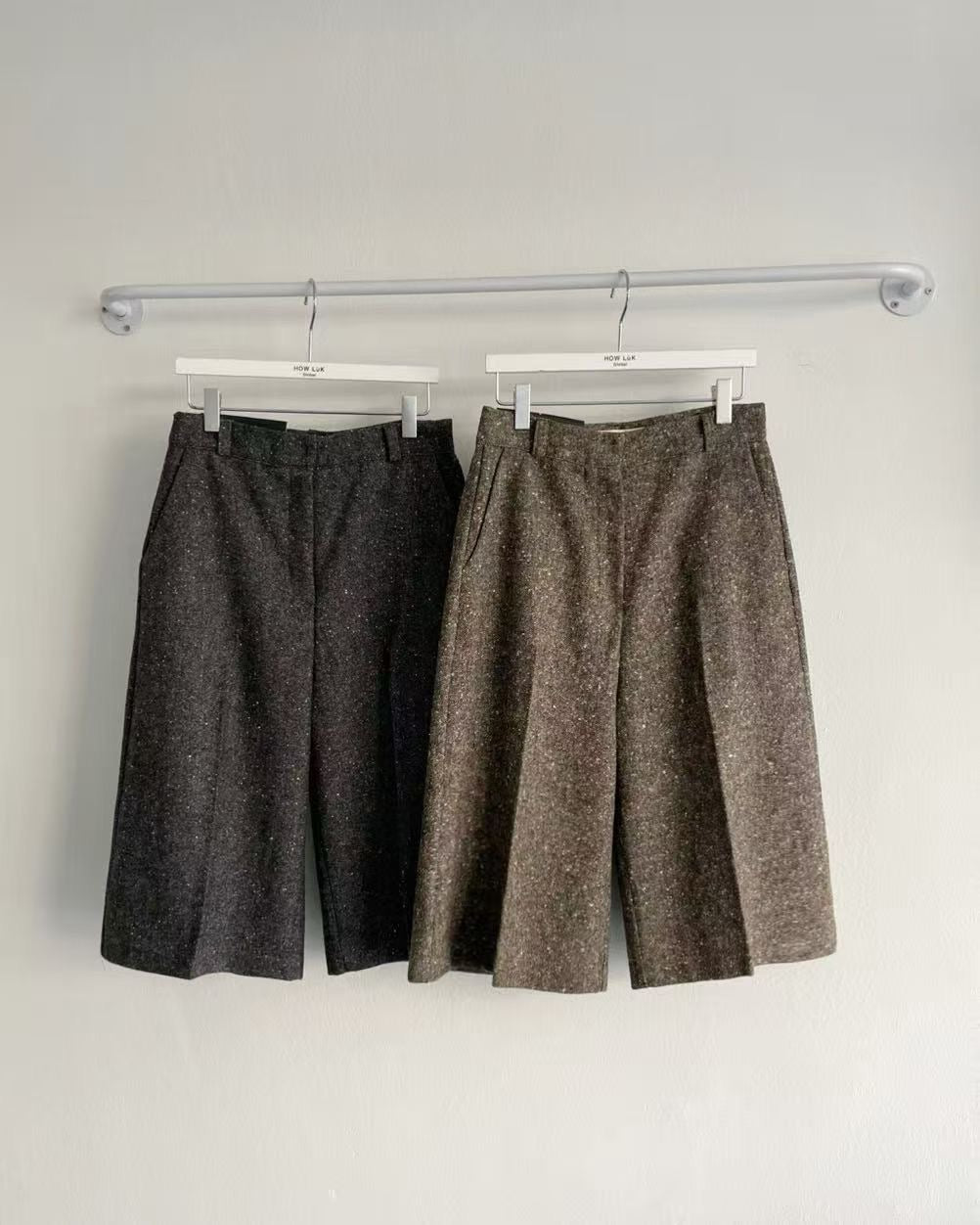 韓國 HowLuk 短褲 刷薄毛  (冬季款)【H362】