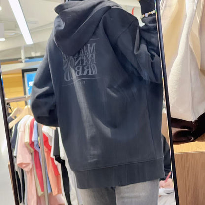 韓國 Marithe Francois Girbaud Classic Logo Hoodie Zipup【MF648】