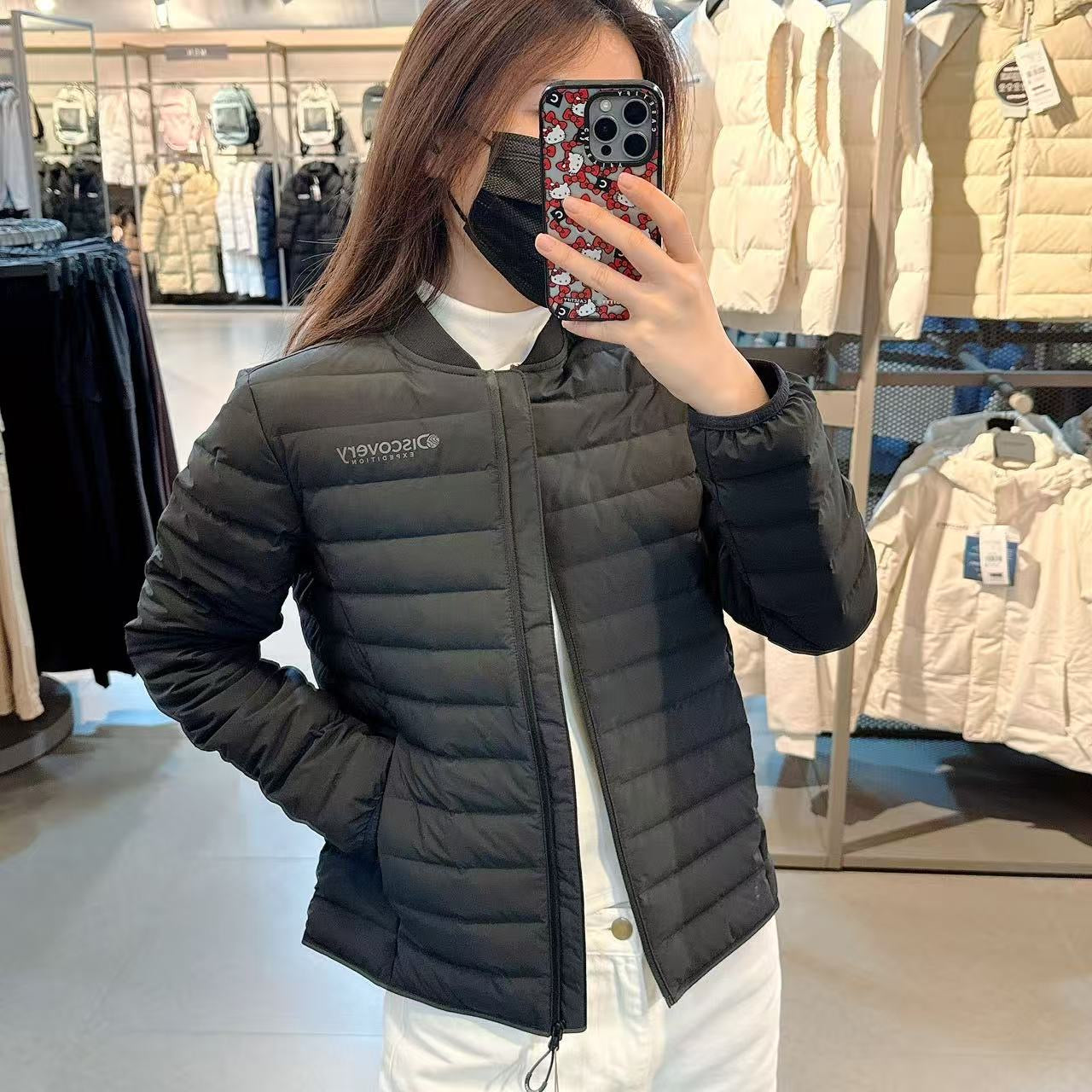 韓國 Discovery Women's Pixieber G Tube Goose Down Lightweight Padding (鵝絨)【DY137】