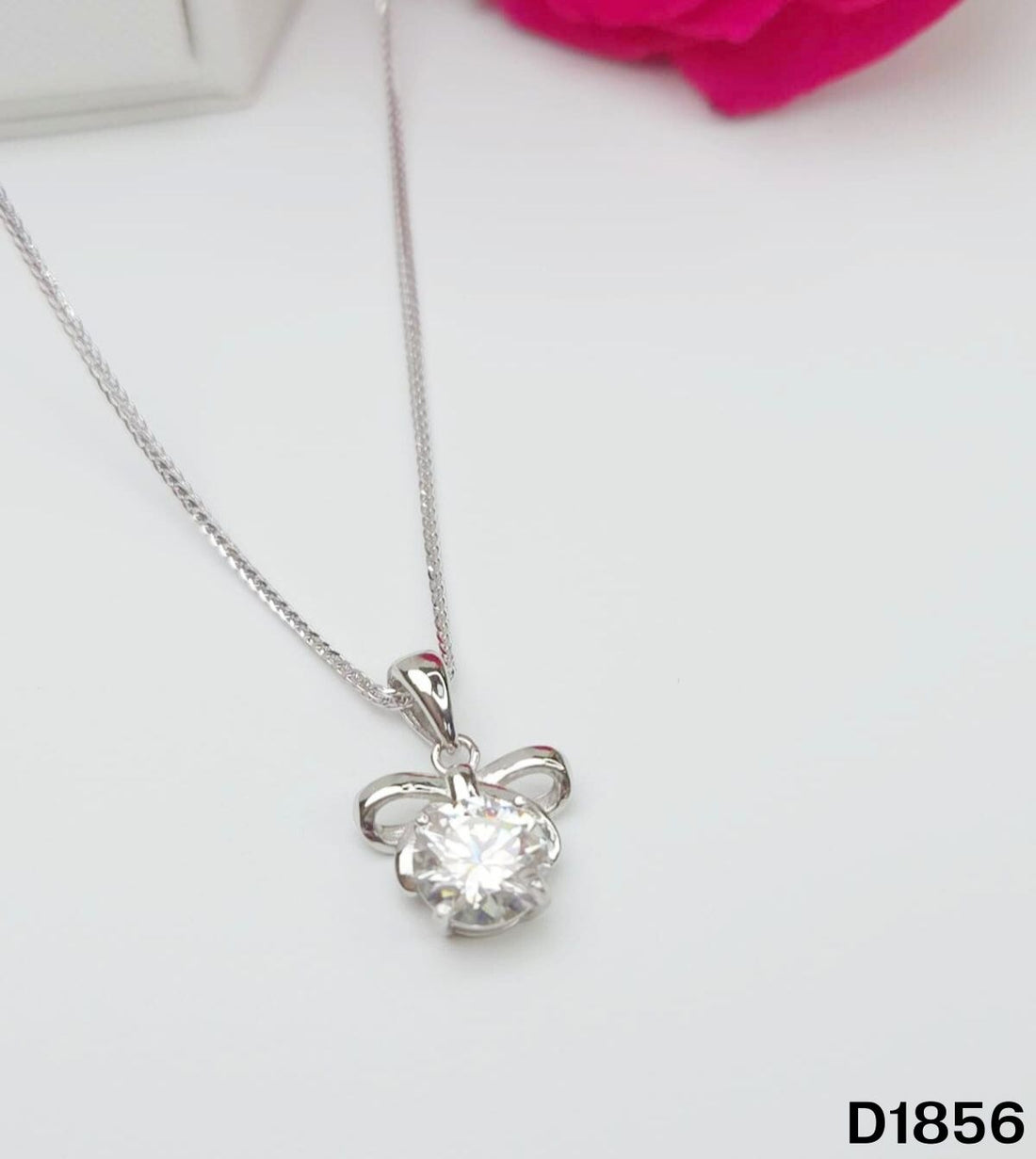 S925銀 莫桑鑽吊墜 D1856-2Ct【SS750】