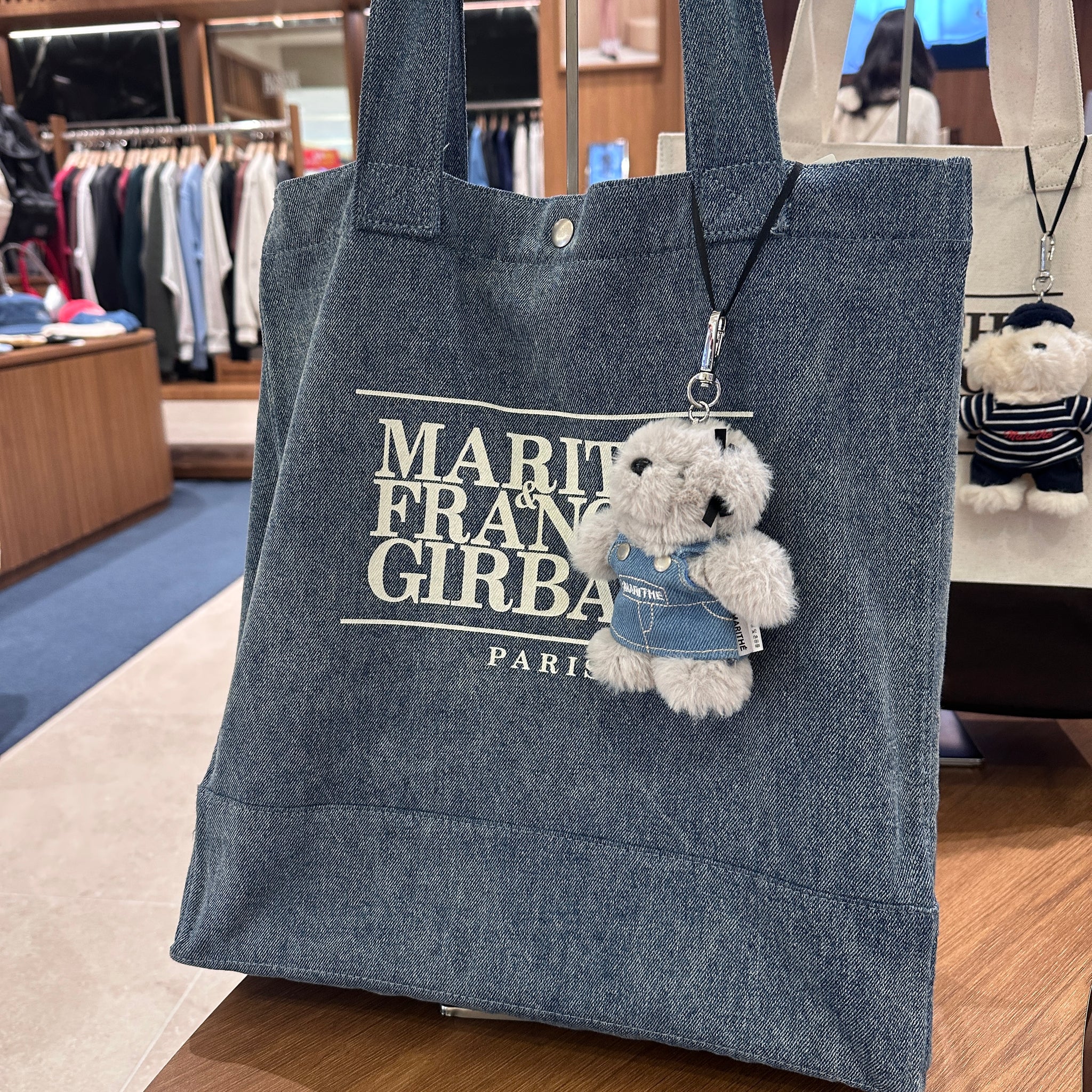 韓國 Marithe Francois Girbaud CLASSIC LOGO BIG SHOPPER BAG【MF150】 - STT Mall HK 靚太網購